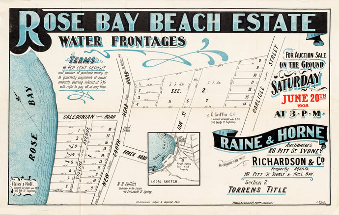 Rose Bay Beach Estate - Water frontages
