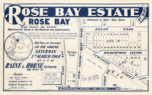 Rose Bay Estate - Tram passes the Estate, magnificent view so the Harbour & surroundings