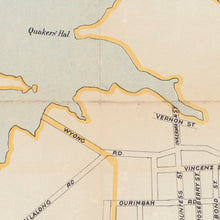 Load image into Gallery viewer, Map of North Sydney &amp; Environs Showing Tramway Lines &amp; Stopping Places