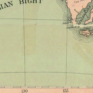 Wreck Chart of Australia, Tasmania & New Zealand for 1885.