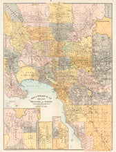 Load image into Gallery viewer, Sands &amp; McDougall&#39;s New Map of Melbourne &amp; Suburbs