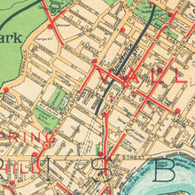 Load image into Gallery viewer, Map of Brisbane and Suburbs, circa 1920