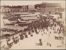 Load image into Gallery viewer, Circular Quay on a Holiday, circa 1890