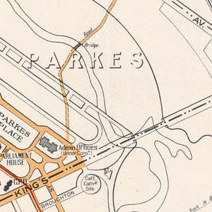 Plan of Canberra: The Federal Capital of the Commonwealth of Australia, 1927