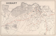 Load image into Gallery viewer, Hobart - Walch Tram Map
