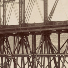 Load image into Gallery viewer, Hawkesbury River Railway Bridge Construction, 1889