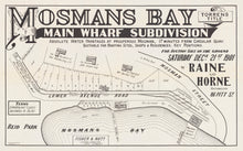 Load image into Gallery viewer, Mosmans Bay - Main Wharf Subdivision, Absolute water frontages at prosperous Mosman,17 minutes from Circuar Quay