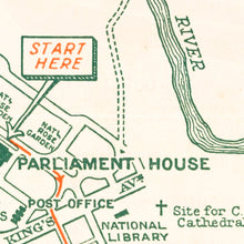 Load image into Gallery viewer, Vacuum Road Guide to Canberra, 1939