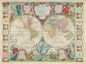 Mappe-monde, carte universelle de la terre