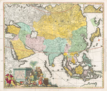 Load image into Gallery viewer, Map: &#39;Most exact delineation of Asia, in the major regions, and the other provinces, etc&#39;, 1702