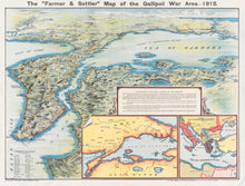 Load image into Gallery viewer, The Farmer &amp; Settler Map of the Gallipoli War Area - 1915