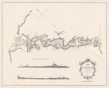 Load image into Gallery viewer, Chart of the River Tamar, Van Dieman&#39;s Land: Corrected from the Best Authorities, 1833