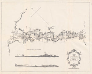Chart of the River Tamar, Van Dieman's Land: Corrected from the Best Authorities, 1833