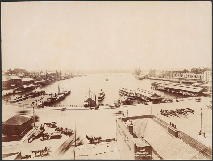 Circular Quay, circa 1890
