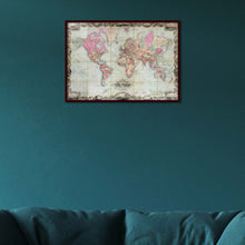 Load image into Gallery viewer, Colton&#39;s Illustrated &amp; Embellished Map of the World
