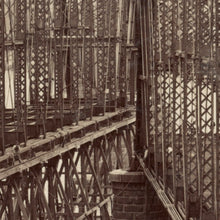 Load image into Gallery viewer, Hawkesbury River Railway Bridge Construction, 1889