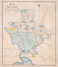 Load image into Gallery viewer, Map of part of the Colony of Port Phillip exhibiting the situation and extent of the sections of land marked off for sale at Sydney