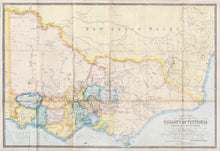 Load image into Gallery viewer, Tulloch &amp; Brown&#39;s Map of the Colony of Victoria