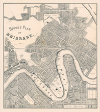 Load image into Gallery viewer, Street Plan of Brisbane, circa 1880