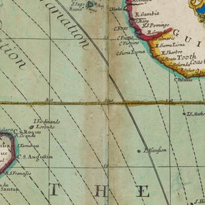 A new and correct sea chart of the whole world in 1700