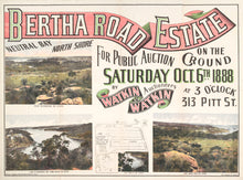 Load image into Gallery viewer, Bertha Road Estate - Neutral Bay, North Shore, 1888