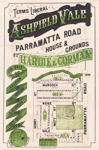 Ashfield Vale, Parramatta Road, House & Grounds, 1883