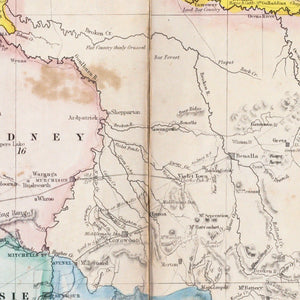 Tulloch & Brown's Map of the Colony of Victoria