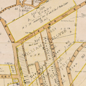 Map of part of Tunks Ward, Municipality of St. Leonards, Parish of Willoughby