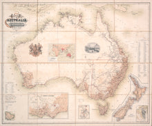 Load image into Gallery viewer, Australia &amp; Tasmania or Van Diemen&#39;s Land, shewing the British Colonies, 1857