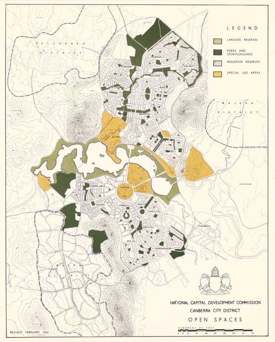 Canberra City District Open Spaces