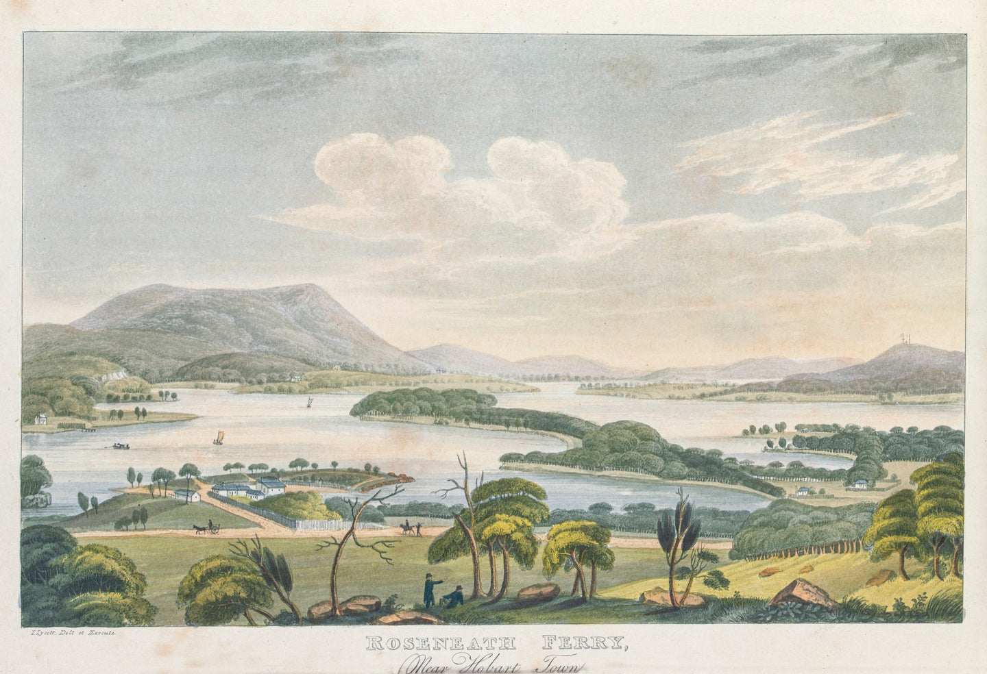 Roseneath Ferry, Near Hobart Town, Van Diemen's Land