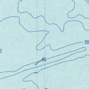 Map of Lake Burley Griffin, 1964