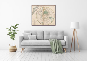 Chart of the Antartctic Polar Circle with the Countries Adjoining, 1760