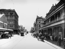 Load image into Gallery viewer, Looking Down Queen Street, ca. 1908