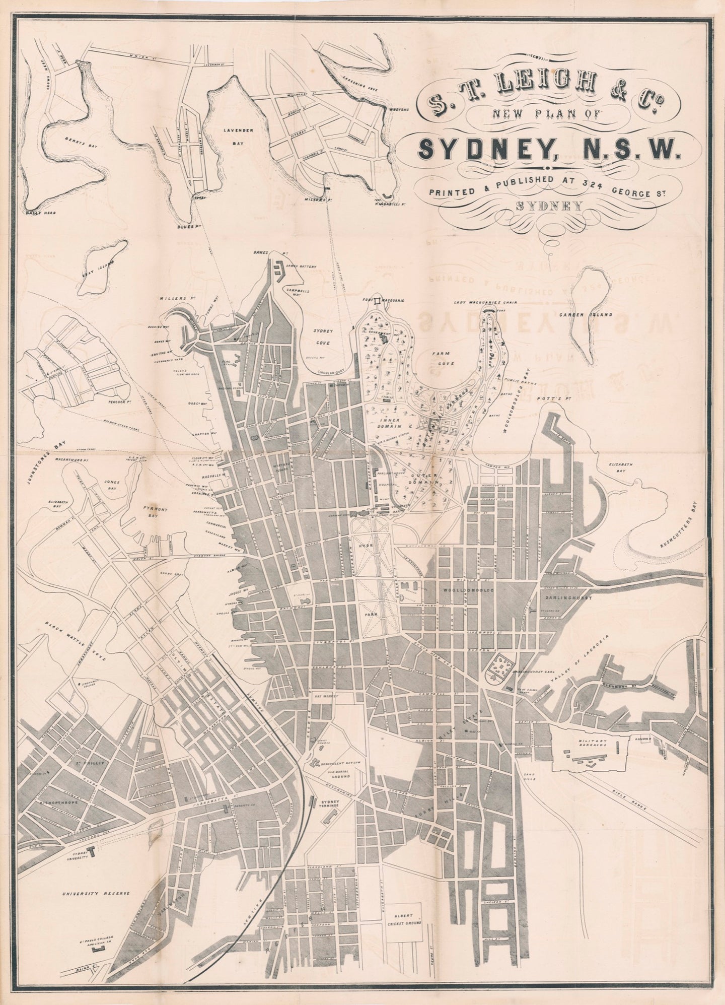 New plan of Sydney, N.S.W.