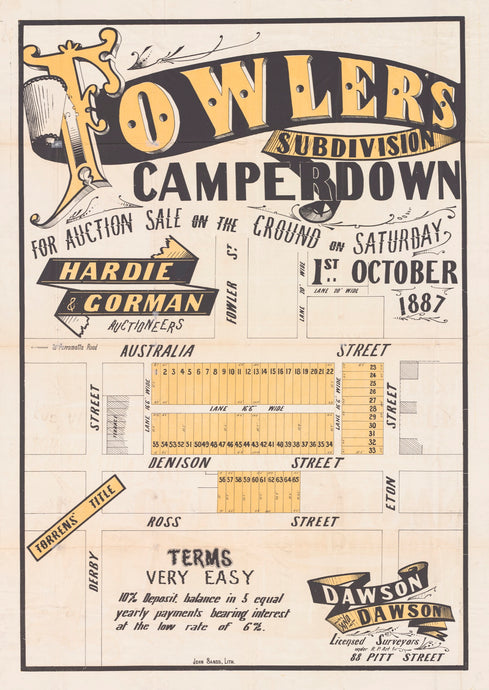 Fowlers Subdivision, Camperdown