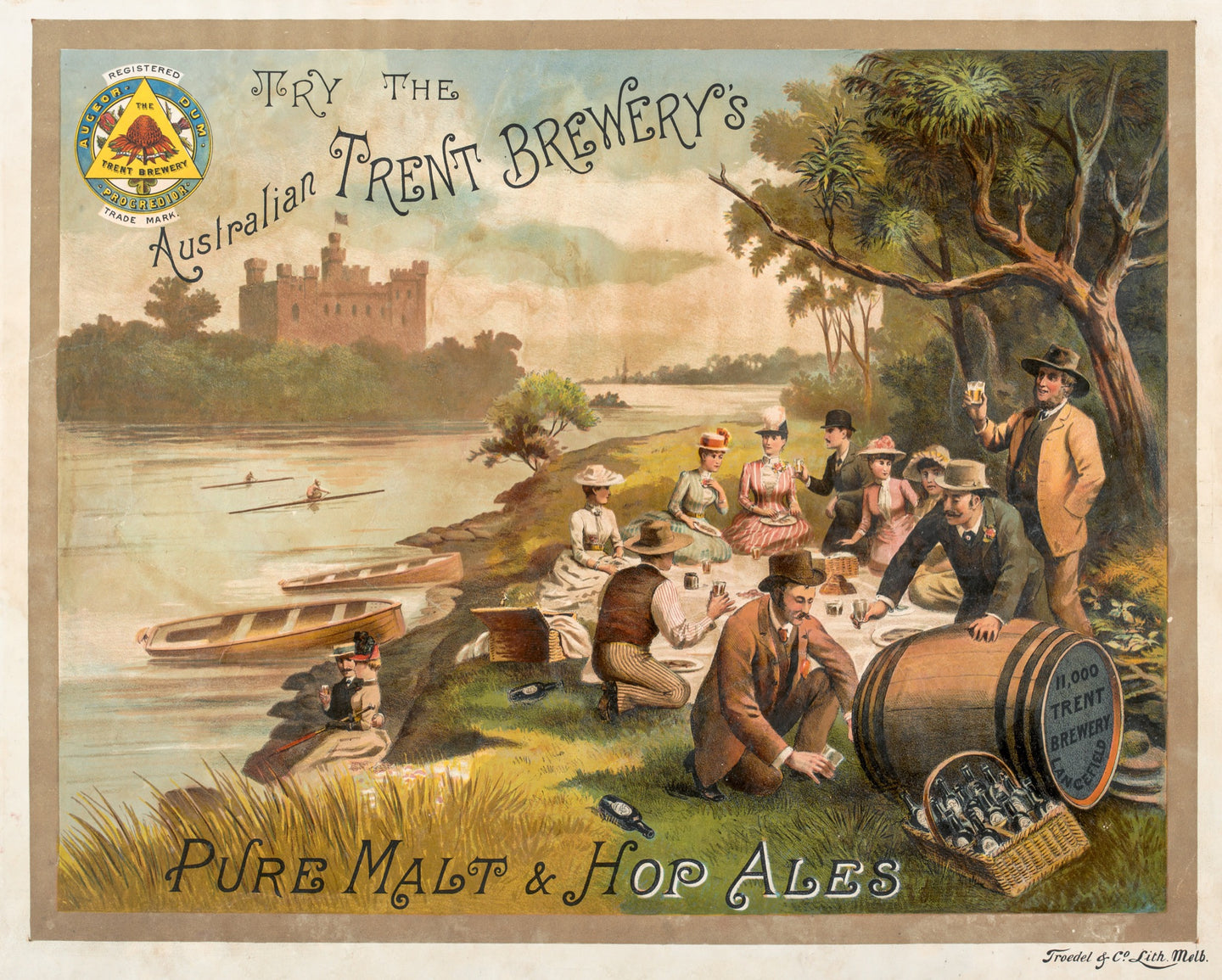 Australian Trent Brewery, circa 1880