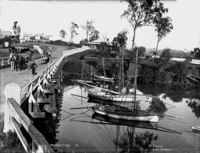 Reflections on Norman Creek, ca. 1890