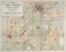 Load image into Gallery viewer, Yachting and Excursion Map of Port Phillip and the Surrounding Country