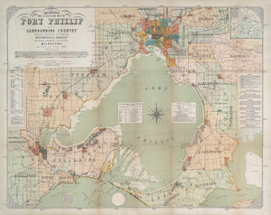 Yachting and Excursion Map of Port Phillip and the Surrounding Country