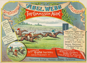 Abel Webb Turf Commission Agent, 1880s