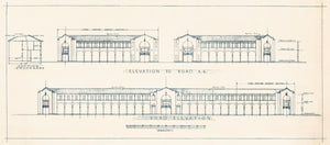 Melbourne and Sydney Building Northbourne Avenue Elevation, 1927