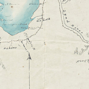 Map of Overland Expedition to Port Essington, by Ludwig Leichhardt