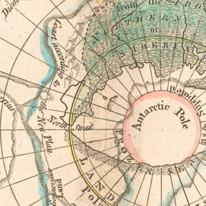 Chart of the Antartctic Polar Circle with the Countries Adjoining, 1760