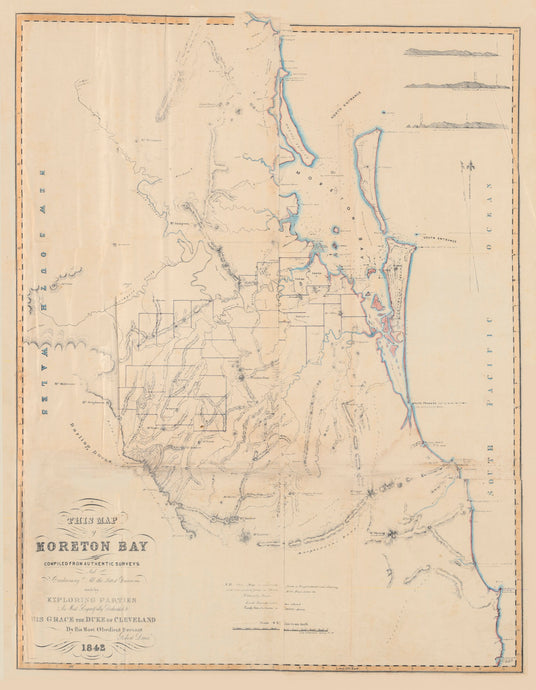 Map of Moreton Bay