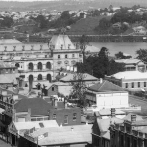 Aerial View South Down George Street, circa 1890