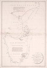 Load image into Gallery viewer, A Chart of Bass&#39;s Strait between New South Wales and Van Dieman&#39;s Land, 1800