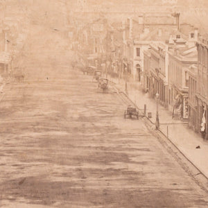 Bourke Street taken from Parliament House, 1870