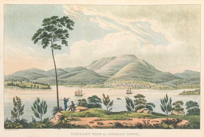 Distant View of Hobart Town, Van Diemen's Land